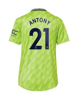Manchester United Antony #21 Ausweichtrikot für Frauen 2022-23 Kurzarm